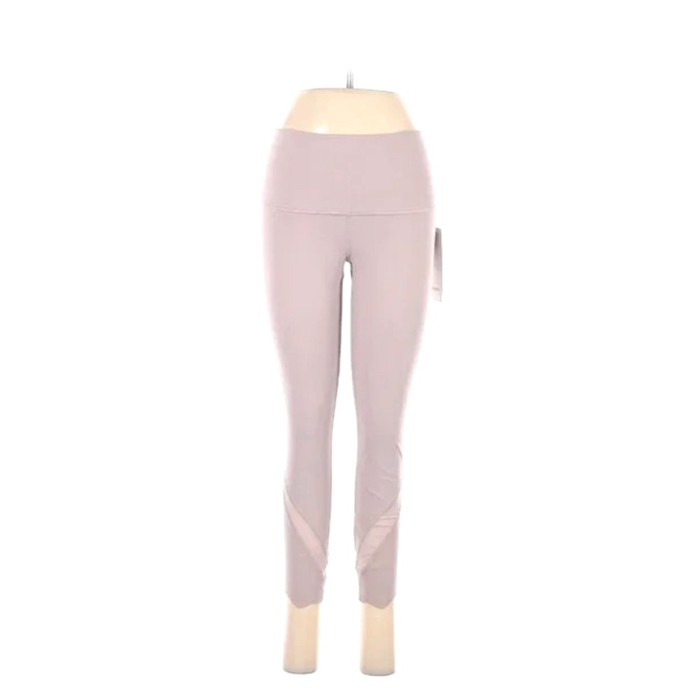 Lululemon Smoky Blush Wunder Under HR Crop Scallop Leggings size 4
